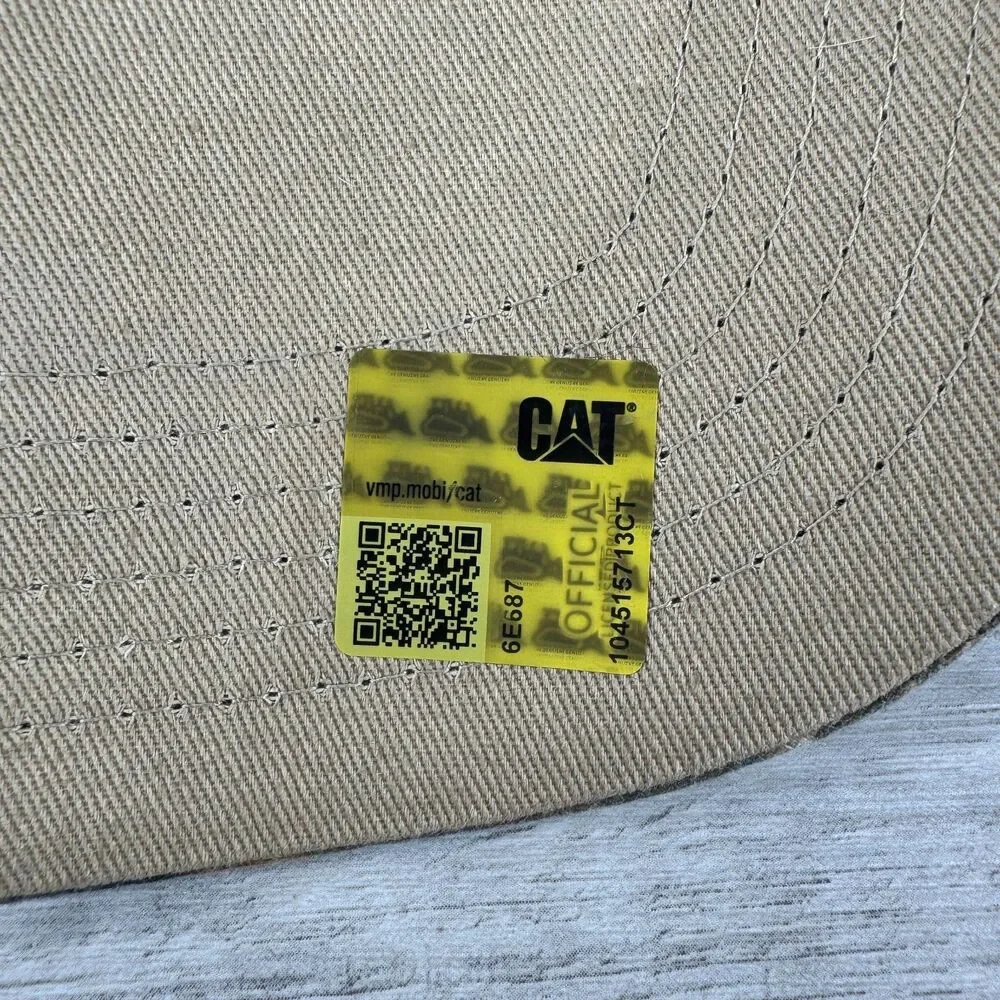 Cat Baseball Cap Mens Brown Realtree Camo Mesh Logo Adjustable Strapback Hat